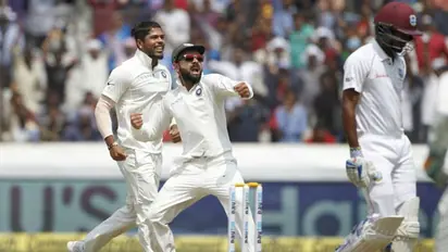 India vs West Indies, 2nd Test: Hosts come out all guns blazing to have visitors tottering on Day 3