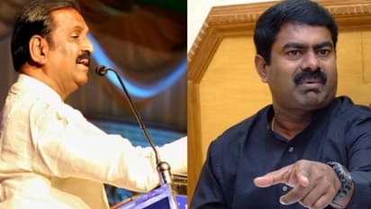 வைரமுத்துக்கு வக்காலத்து வாங்கிய சீமான்... கிழித்து தொங்கவிடும் நெட்டிசன்கள்!