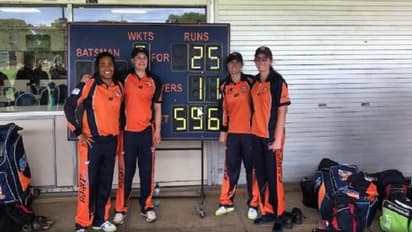 50 ಓವರ್ನಲ್ಲಿ 596 ರನ್-ಎದುರಾಳಿ 25ರನ್ಗೆ ಆಲೌಟ್ !