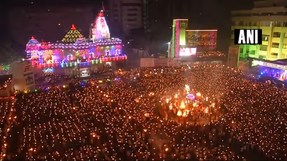 Watch: Stunning video of thousands of devotees performing maha aarti at Gujarat’s Umiya temple