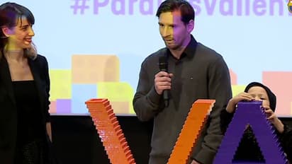 കണ്ണു നനഞ്ഞ് മെസി: കുട്ടികളിലെ അര്‍ബുദ രോഗത്തെ ചെറുക്കാന്‍ ഇനി താരത്തിന്‍റെ കൈത്താങ്ങ്- വീഡിയോ