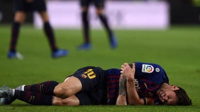 പരിക്ക് പാരയായി; എല് ക്ലാസിക്കോയ്ക്ക് മെസിയില്ല!