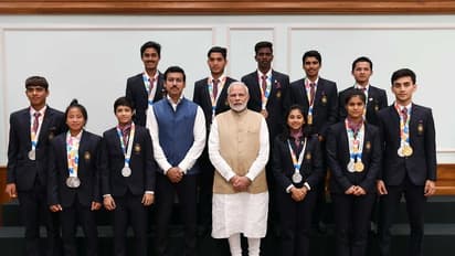 ಯೂತ್ ಒಲಿಂಪಿಕ್ಸ್ ಪದಕ ವಿಜೇತರನ್ನ ಭೇಟಿಯಾದ ಪ್ರಧಾನಿ ಮೋದಿ