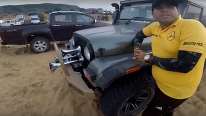 ಥಾರ್ ಜೀಪ್ಗೆ 1 ಲಕ್ಷ ರೂಪಾಯಿ ರೈಲು ಹಾರ್ನ್ ಬಳಕೆ-ಸಂಷ್ಟದಲ್ಲಿ ಮಾಲೀಕ!