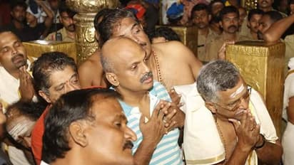 Sabarimala protests: Sreejith, Kerala inspector general, in tears before Lord Ayyappa