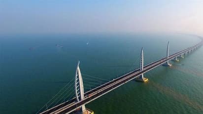 China's president Xi Jinping declares world’s longest sea bridge open