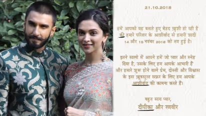 Deepika Padukone, Ranveer Singh: Netizens spot spelling mistakes in their wedding card