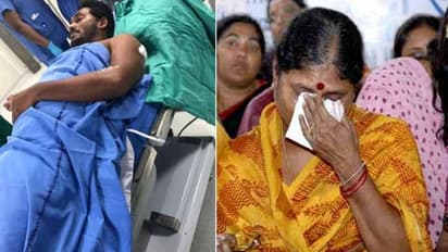 ఆసుపత్రిలో కొడుకుని చూసి.. తట్టుకోలేకపోయిన వైఎస్ విజయమ్మ