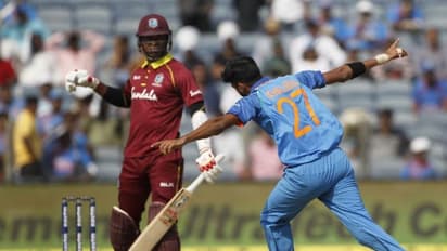 ಉತ್ತಮ ಮೊತ್ತ ದಾಖಲಿಸಿದ ವಿಂಡೀಸ್ : ಬುಮ್ರಾಗೆ 4 ವಿಕೇಟ್