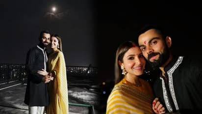 अनुष्का-विराट के मनाया पहला करवाचौथ, तस्वीरें वायरल