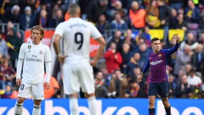 ഈ റയല് പ്രതിരോധം ദുരന്തം; അനായാസം കുടീഞ്ഞോയുടെ ഗോള് - വീഡിയോ