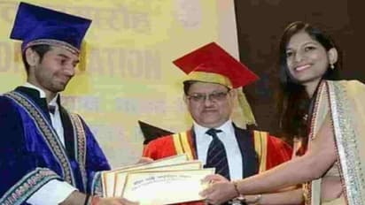 10ನೇ ಕ್ಲಾಸ್ ಫೇಲ್ ಲಾಲು ಪುತ್ರನಿಗೆ ಡಾಕ್ಟರೇಟ್ ಗೌರವ..!