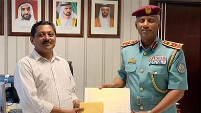 ഇന്ത്യക്കാരന് ഷാര്ജ പൊലീസിന്റെ ആദരം