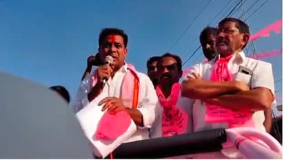 కాంగ్రెస్ పార్టీకి ఓటెస్తే మరణ శాసనమే:కేటీఆర్ (వీడియో)