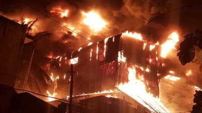 Thiruvananthapuram: Fire breaks out at warehouse of plastic goods