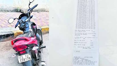 ఒక్క బైక్ మీద 135 చలానాలు...తప్పించుకు తిరుగువాడు ధన్యుడేమి కాదు