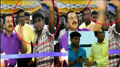 ആരാധകന്റെ ഫോണ് തട്ടിത്തെറിപ്പിച്ചു; പ്രായശ്ചിത്തം ചെയ്ത് ശിവകുമാര്