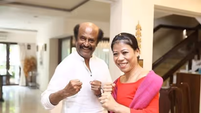 Mary Kom, India's boxing star meets Rajinikanth ahead of 2.0 trailer release