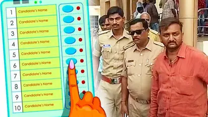 Karnataka by-election: Ballari Congress candidate VS Ugrappa's supporter shares selfie while casting vote, gets arrested