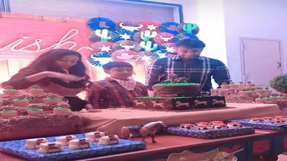 ಮಗನ ಬರ್ತಡೇ ಸಂಭ್ರಮದಲ್ಲಿ ಚಾಲೆಂಜಿಂಗ್ ಸ್ಟಾರ್ ದಂಪತಿ