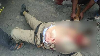 లారీని ఆపేందుకు ప్రయత్నించిన కానిస్టేబుల్...అదే లారీ ఢీకొని..