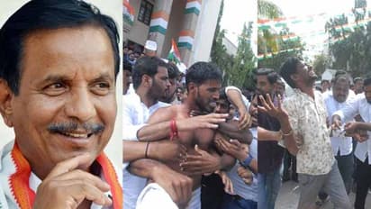 శేరిలింగంపల్లి లొల్లి: గాంధీ భవన్ ఎదుట బిక్షపతి ధర్నా, ఇద్దరి ఆత్మహత్యాయత్నం