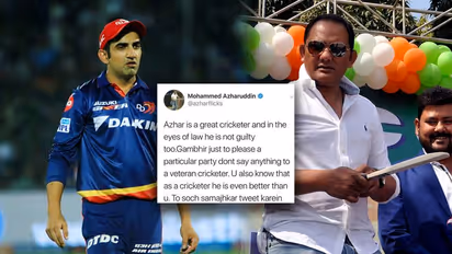 Ringing bell at Eden Gardens: ‘Great cricketer’ tweet from Mohammad Azharuddin’s account hits back at Gautam Gambhir