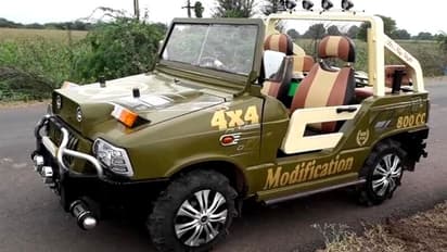 കാര് ഥാര് ആകുന്നത് ഇങ്ങനെ; വീഡിയോ വൈറല്!