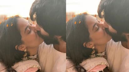 భార్యకి 'అర్జున్ రెడ్డి' బోల్డ్ కిస్!