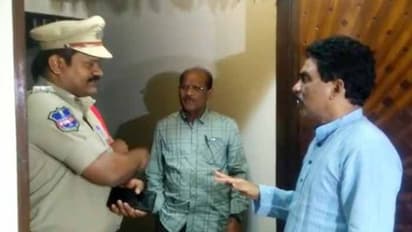 పారిశ్రామికవేత్త జీపీ రెడ్డి ఇంట్లో సోదాలు...పోలీసులతో లగడపాటి జగడం