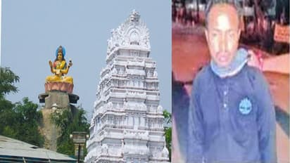 బాసర ఆలయంలో కత్తులు, బ్లేడ్లతో పట్టుబడ్డ సైకో...స్వర్గాని వెళ్లడానికేనట