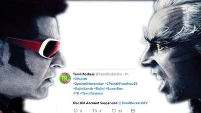 സര്ക്കാറിനും തഗ്സ് ഓഫ് ഹിന്ദൊസ്ഥാനും ശേഷം രജനിയുടെ 2.0 യുമായി എത്തുമെന്ന് തമിഴ് റോക്കേഴ്സ്