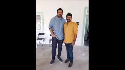 RRR లాంచ్: ఫొటోస్ (రాజమౌళి - తారక్ - రామ్ చరణ్!