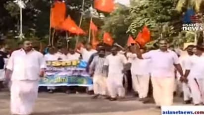 സനല് വധം; ഡിവൈഎസ്പിയുടെ അറസ്റ്റ് വൈകുന്നതില് പ്രതിഷേധിച്ച് വിഎസ്ഡിപിയുടെ മാര്ച്ച്