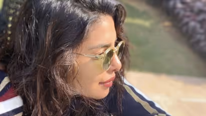 Priyanka Chopra is shooting for her next Hindi film, "The Sky is Pink" in New Delhi.