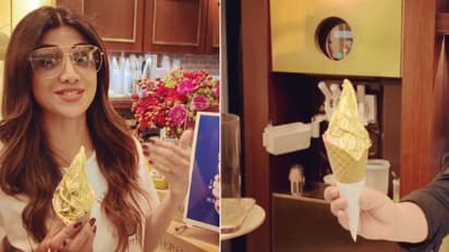 സ്വര്ണ്ണം തൂവിയ ഐസ്ക്രീം; വില കേട്ടാല് ഞെട്ടുമെങ്കിലും സംഗതി കിടിലമെന്ന് ശില്പ ഷെട്ടി...