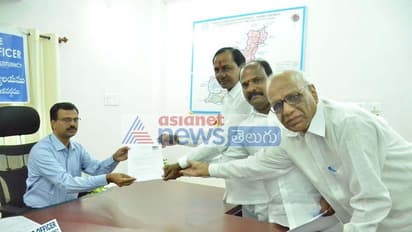 గజ్వేల్ నుండి కేసీఆర్ నామినేషన్ దాఖలు (ఫోటోలు)