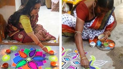 ಮನೆ ಮುಂದೆ ರಂಗೋಲಿ ಏಕೆ ಹಾಕಬೇಕು?