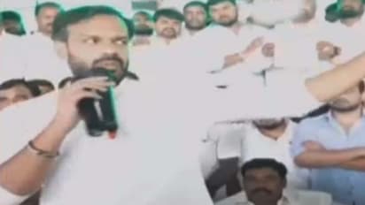 శంషాబాద్ పార్టీ కార్యాలయం వద్ద కార్తీక్ రెడ్డి వీరంగం...