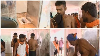 ശുചിമുറികളില് വെള്ളമില്ല; തീർഥാടകർ പ്രാഥമികാവശ്യങ്ങൾ നിറവേറ്റുന്നത് വനത്തിനുള്ളിലേക്ക് പോയി