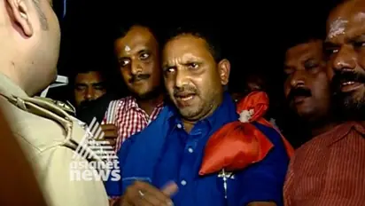 Kerala govt suspends RSS volunteer for protesting at Sabarimala; BJP's Surendran granted bail