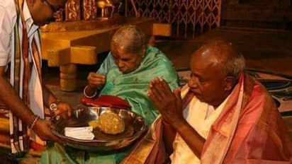 ಪತ್ನಿಯ ಕಷ್ಟ ನೆನೆದು ಭಾವುಕರಾದ ದೇವೇಗೌಡ