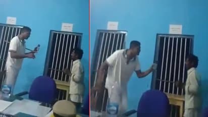 ಆರೋಪಿ ಎದುರು ಕುಣಿದ ಪಿಎಸ್ಐ ಸಸ್ಪೆಂಡ್