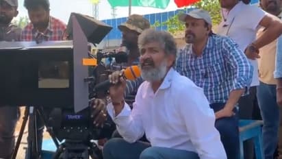 RRR షూటింగ్ వీడియో వైరల్.. జక్కన్న స్ట్రాంగ్ యాక్షన్!