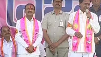 నా కుడిభుజం రాజేందర్,లక్ష మెజారిటీతో గెలిపించండి:కేసీఆర్ పిలుపు