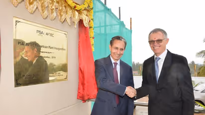 Groupe PSA, AVTEC inaugurate their first Powertrain JV plant in Tamil Nadu