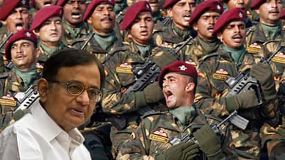 चिदंबरम का विवादित बयान, बोले, 'भारतीय सेना में  अमेरिका जैसे घुसकर मारने की क्षमता नहीं'