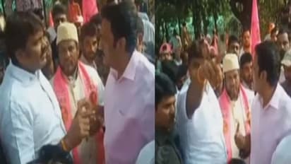 కేటీఆర్ రోడ్ షోలో టీఆర్ఎస్ లొల్లి: అలిగి వెళ్లిపోయిన అభ్యర్థి మాగంటి