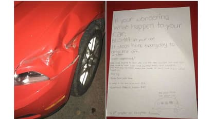 உங்க காரை இடிச்சது எங்க ஸ்கூல் பஸ்தான்... உலகத்தையே திரும்பிப் பார்க்க வைத்த சிறுமி எழுதிய கடிதம்!