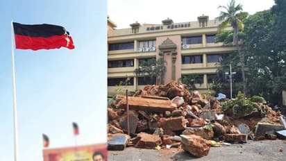 பட்டேல் சிலைக்கு போட்டியாக திமுக கொடிக்கம்பம்!! அறிவாலயத்தில் நிறுவ திட்டம்